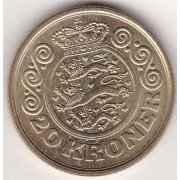 Danmark. Mynter. 20 kr. 1990 (2)